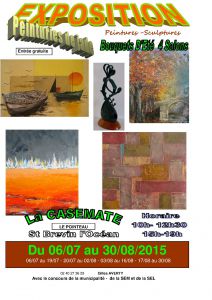 expo la casemate st brevin l\'océan du 20/07 au 02/08/2015